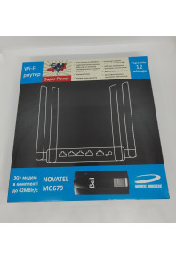 Комплект Super Power 3G 4G WiFi Роутер и 3G+ модем Novatel MC679 